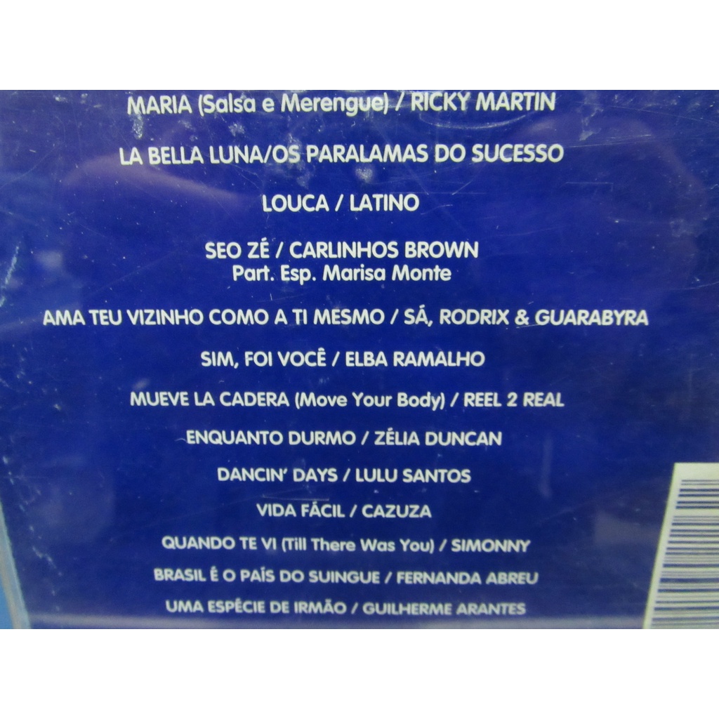 CD Trilha Novela Salsa E Merengue Nacional - Original 1996 Lulu Santos Cazuza Guilherme Arantes Latino Paralamas do Sucesso