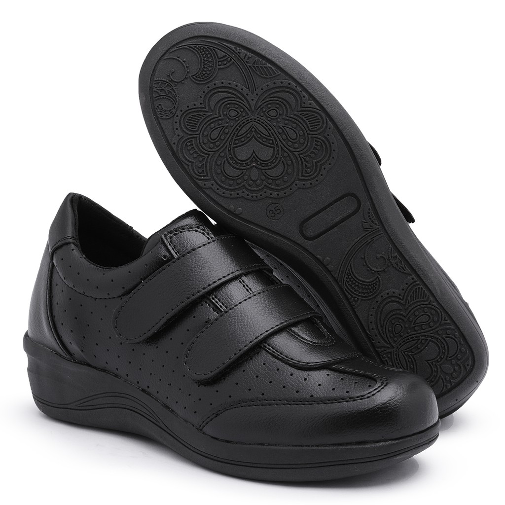 Tênis Sapatênis Feminino Anabela Ortopédico Antistress Macio em Oferta na Shopee