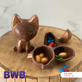 1~4 Forma BWB Com Silicone Semiprofissional, Doces Finos Chocolates Cód. 3642 - SP Raposa 3D em Oferta na Shopee