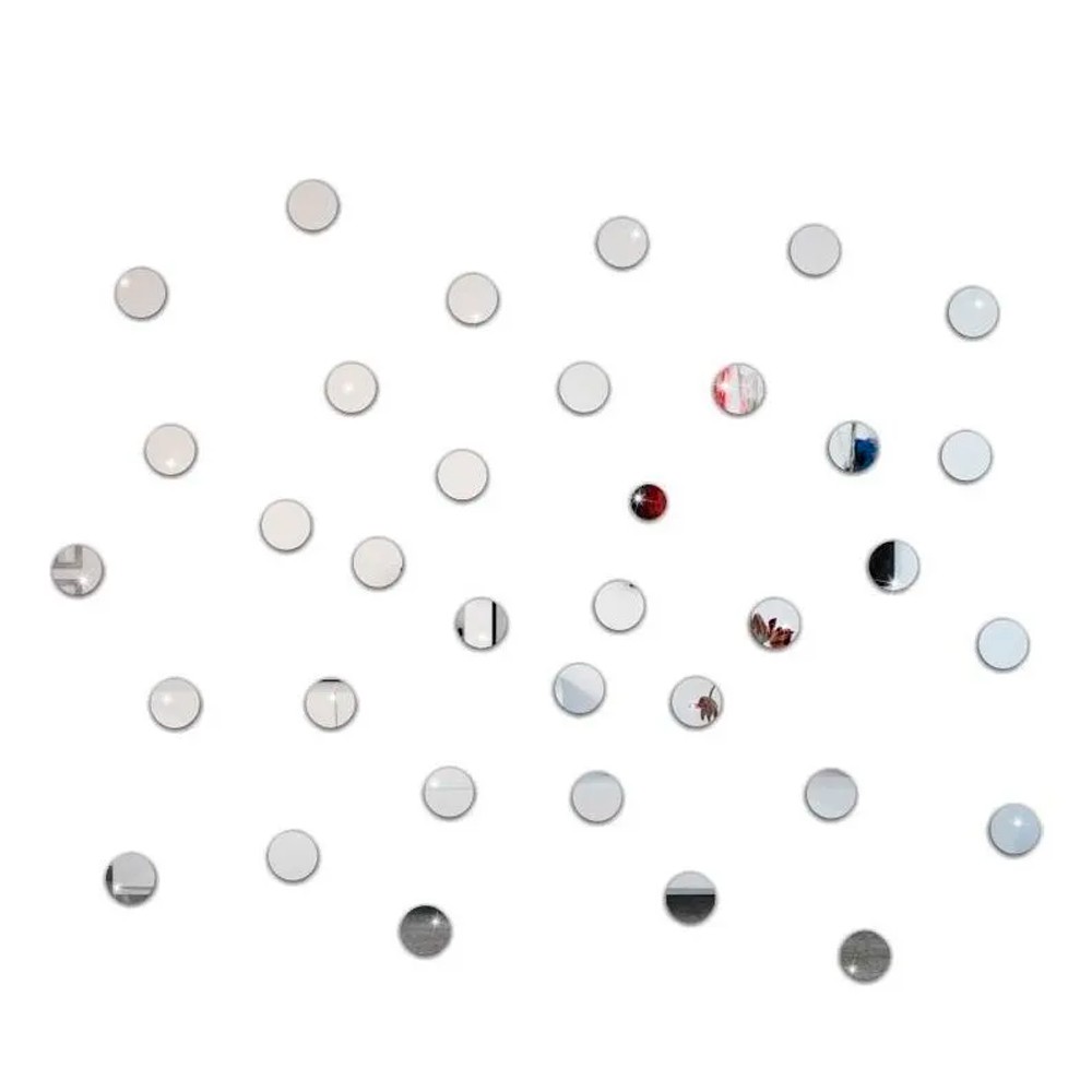 Kit 35 Bolinhas 3d Decorativas Em Acrílico Espelho 5 Cm em Oferta na Shopee