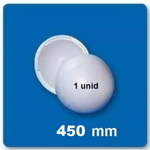 Bola de ISOPOR 450 mm - Oca e Bipartida, Boneco de Neve, Natal