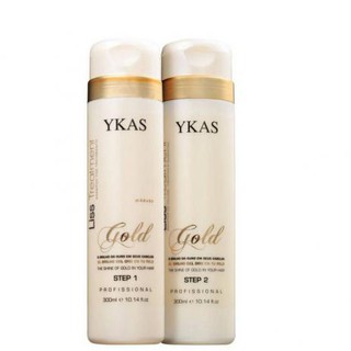 Ykas Gold Escova Progressiva Kit Ouro 2x300ml + promoção