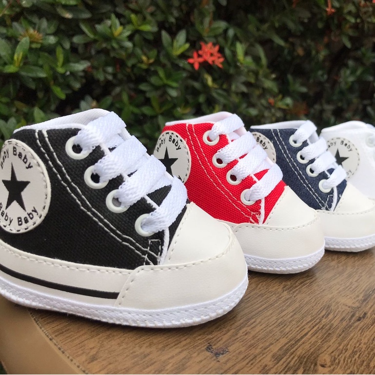 Tênis All Estrela Star Preto Chuck Taylor Lift Cano Baixo no Shoptime