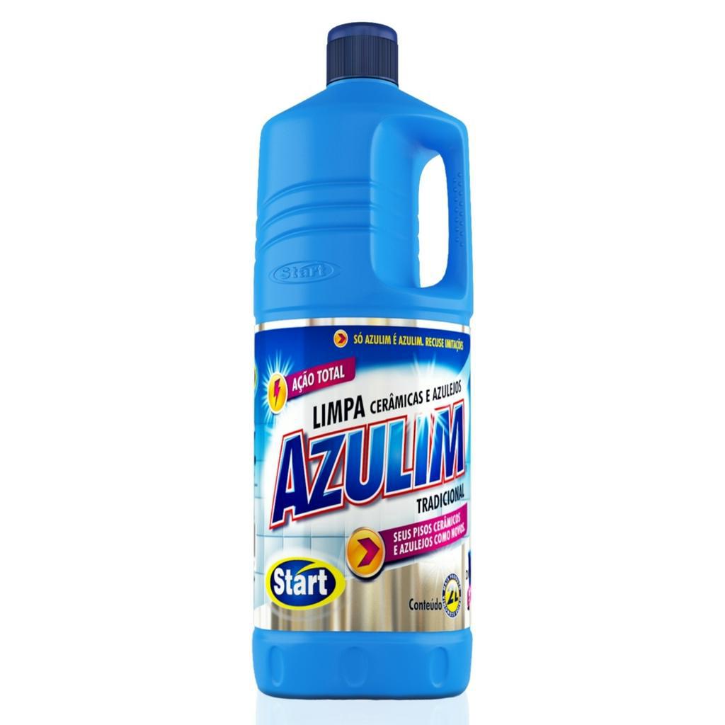 Limpa Ceramicas Azulejos E Rejuntes 2 Litros Azulim Start