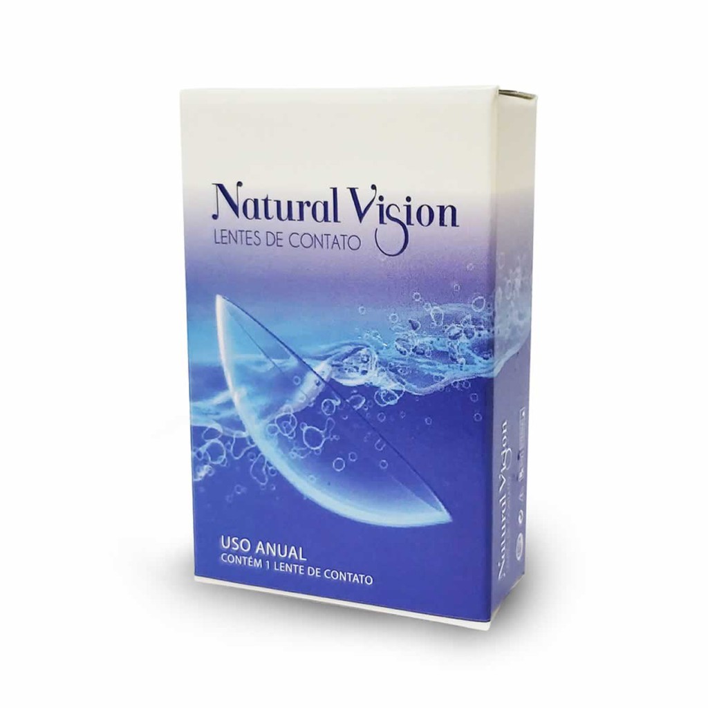 Lente(s) de Contato Incolor com Grau Natural Vision ANUAL