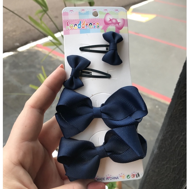 Kit conjunto laços infantil para meninas várias cores -043