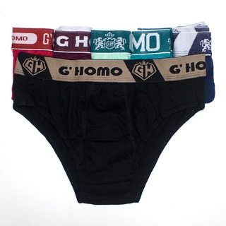Kit de 10 Cuecas Slip adulto forrada cos largo elástico grosso moda intima masculina