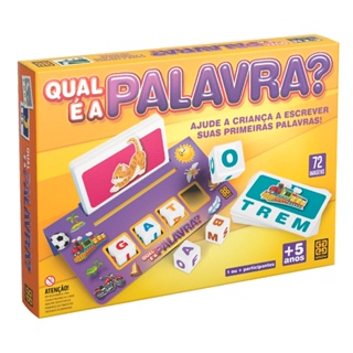 Jogo Qual é a Palavra? em Oferta na Shopee
