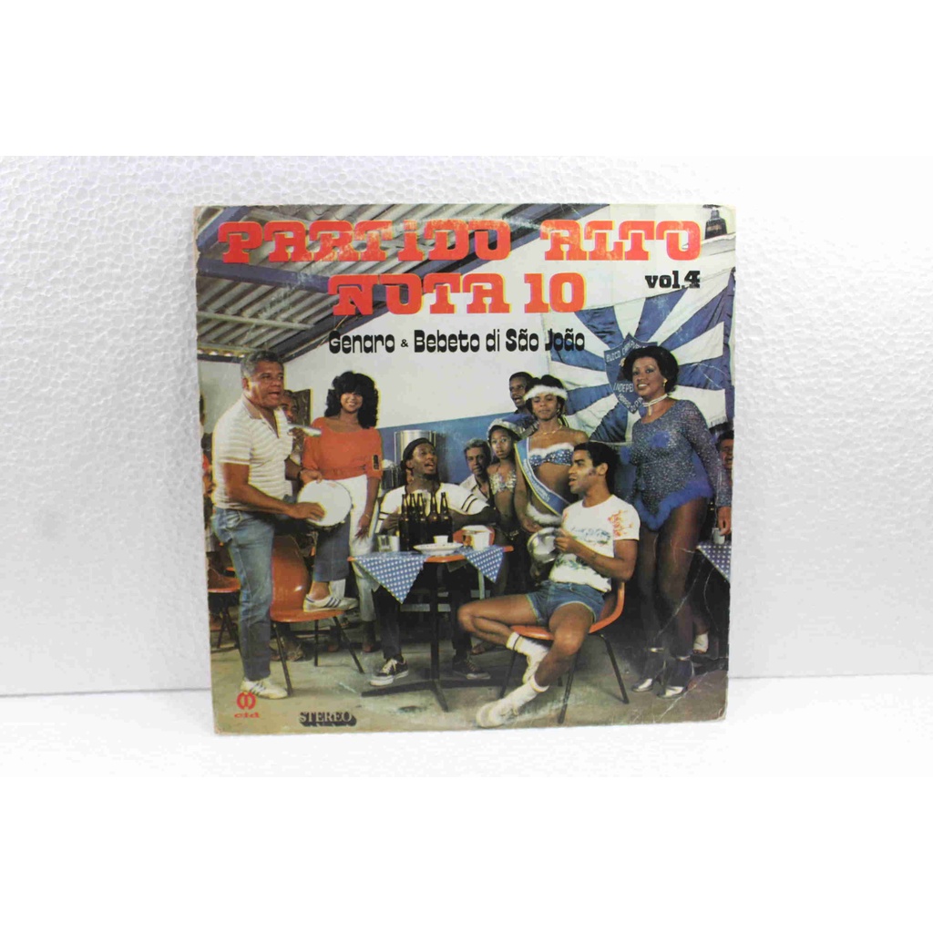 Lp Vinil - Genaro Bebeto Sao Joao Partido Alto Nota 10 Vol 4