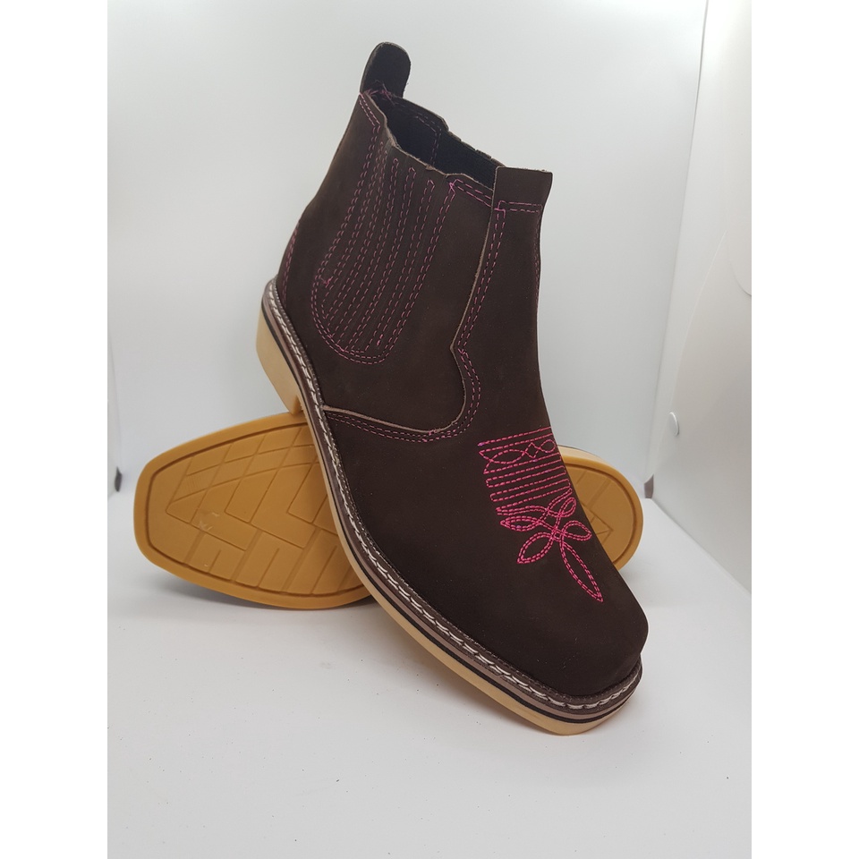 Coturno Bota Botina Adventure Masculino Top Botina Bota Feminina Texana Lançamento Vaquejada Boiadeira