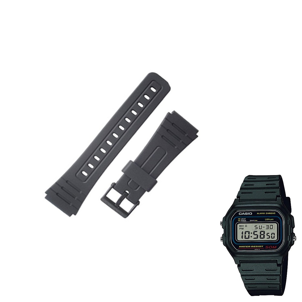 Pulseira de Borracha para Relógoi W59 Preta Cinquentinha em Oferta na Shopee