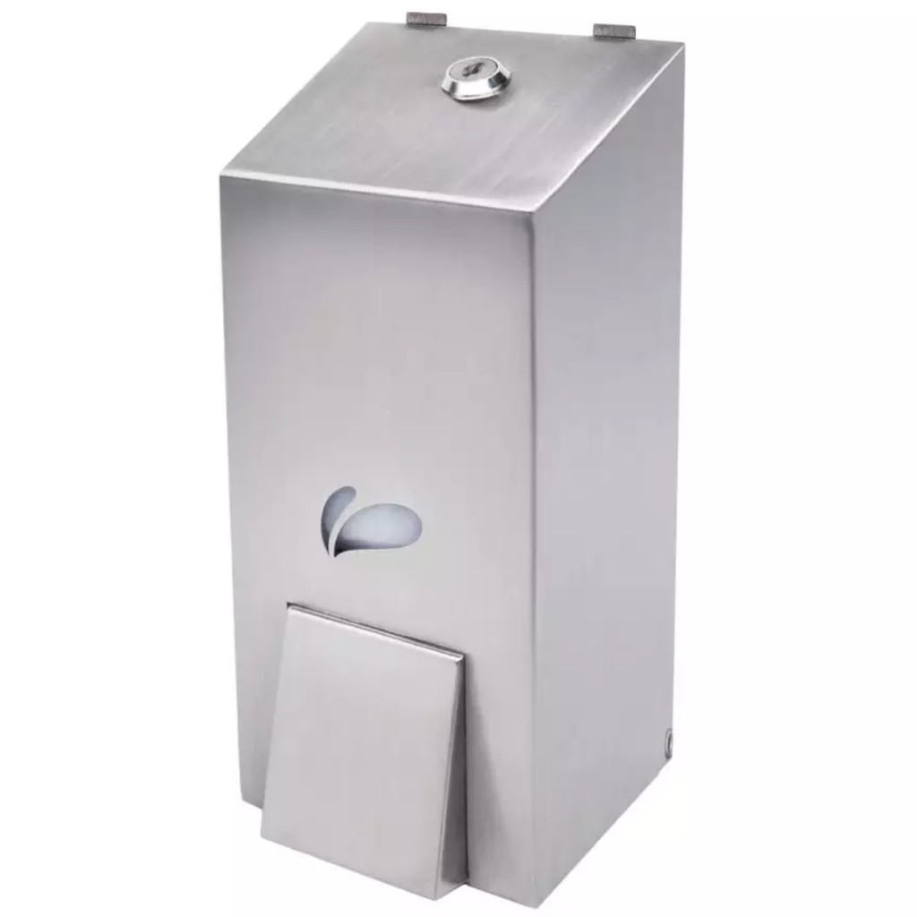 Porta Sabonete Liquido Com Bag 800ml Inox Biovis Lançamento