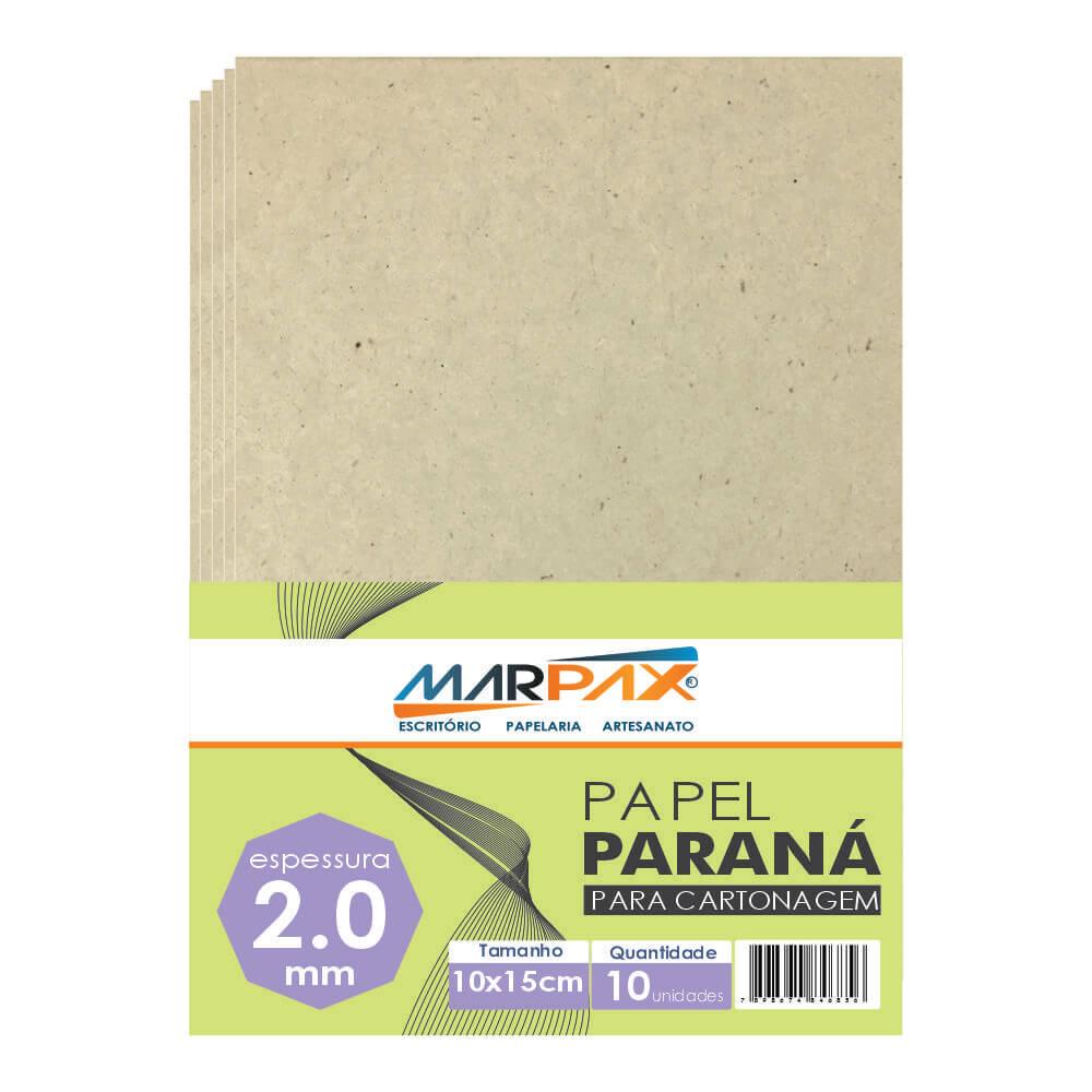 Papel Paraná para cartonagem Marpax 2,0mm 10x15cm 10un em Oferta na Shopee