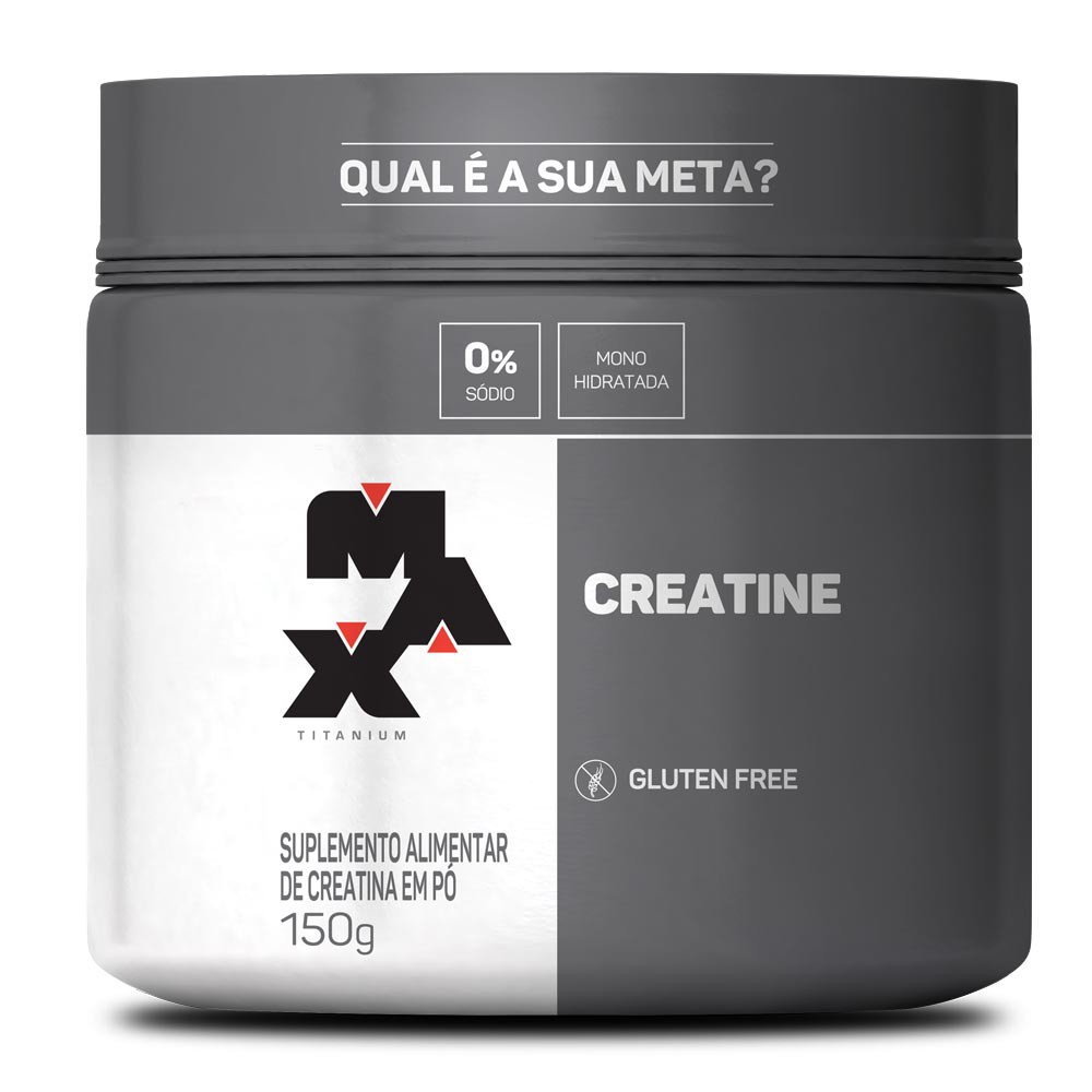 Creatine Creatina monohidratada - 150g - Max Titanium