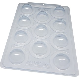 1~4 Forma BWB Com Silicone Semiprofissional, Doces Finos Chocolates Cód. 3531 - SP 9419 Esfera de 50mm (CHOCO) em Oferta na Shopee