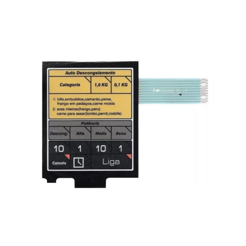 Membrana Teclado Microondas Brastemp Bmp61 - Bmp 61