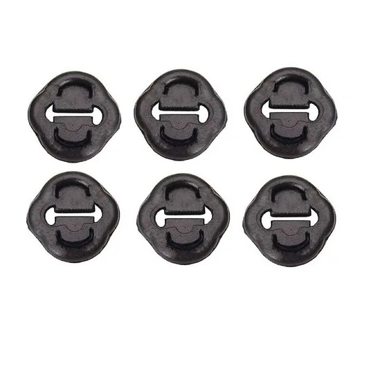 6 Coxim Escapamento Gol Quadrado Voyage Parati Saveiro