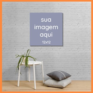 Placa de decoração - Sua imagem aqui, placa do seu jeito em MDF 12x12