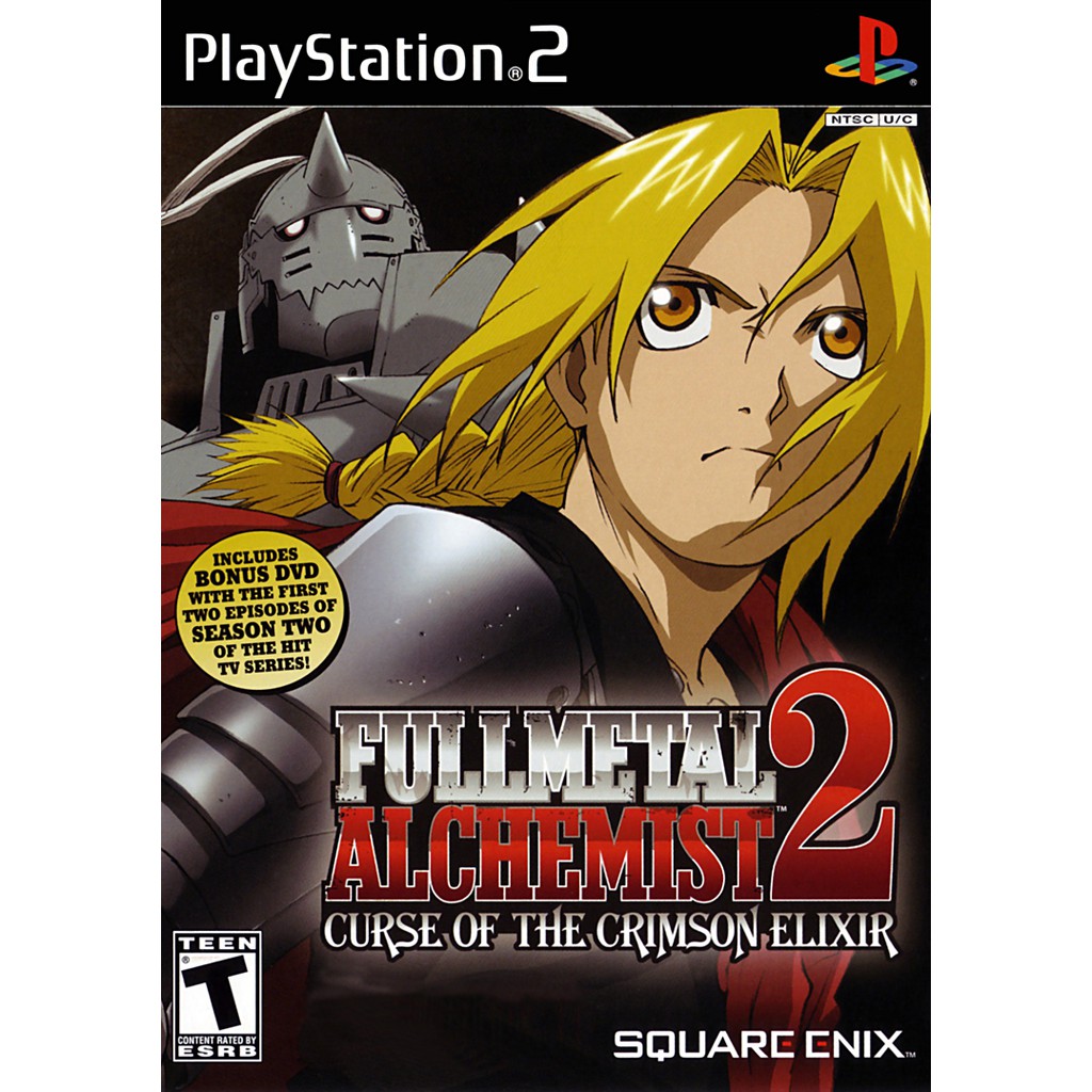 Fullmetal Alchemist 2 Curse of the Crimson Elixir jogo playstation ps2 ...