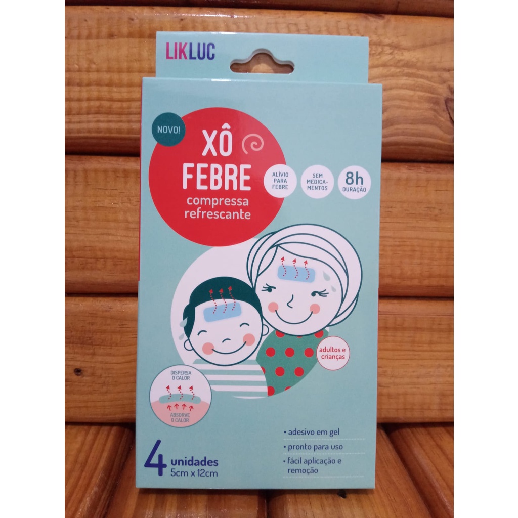 Xô Febre Compressas Refrescantes Para Alívio Da Febre Likluc | Shopee ...