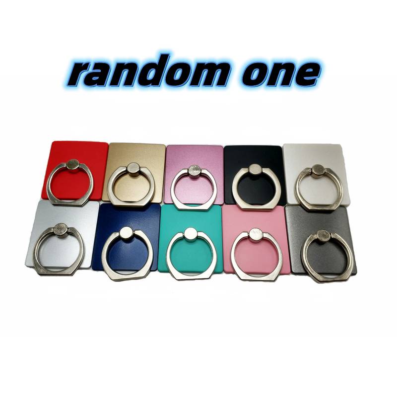 1 Pçs Moda Suporte De Anel De Telefone Móvel Quadrado Vermelho Ouro Prata Presente Para Namorada Fivela em Oferta na Shopee