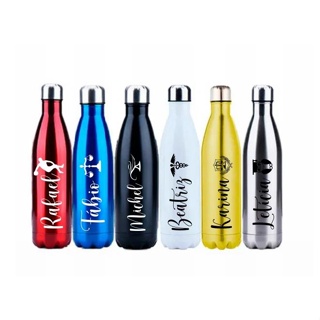 Adesivo de Nome e Profissão Para Garrafas de Água em Oferta na Shopee