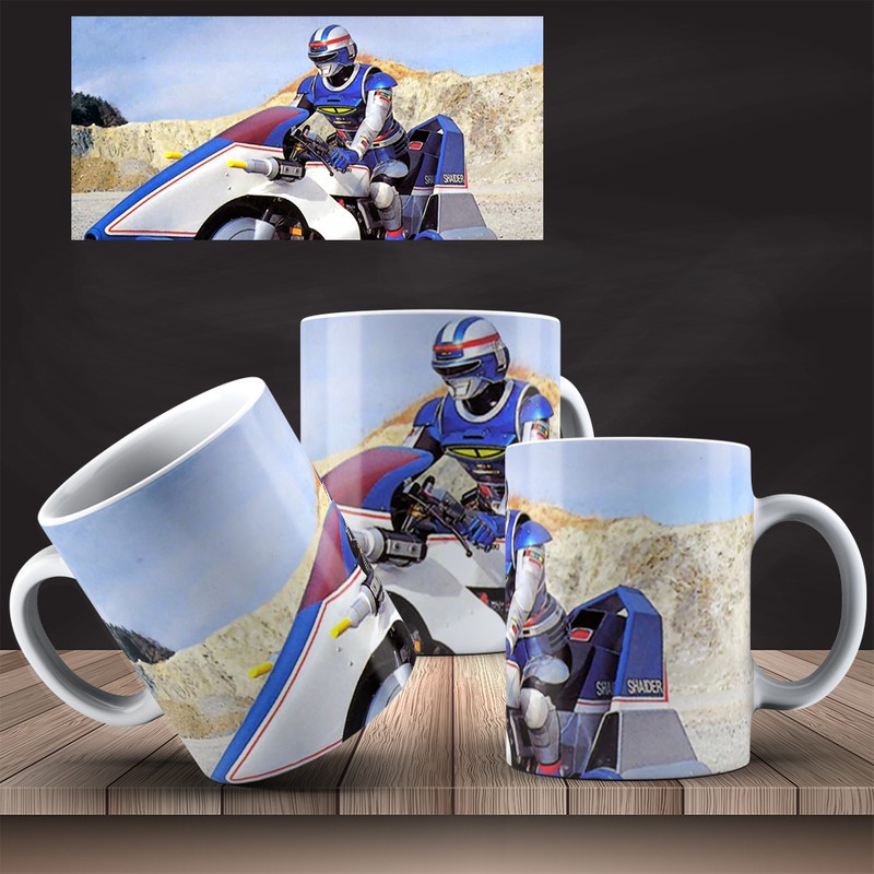 Caneca Porcelana Coleção Jaspion Mod 06
