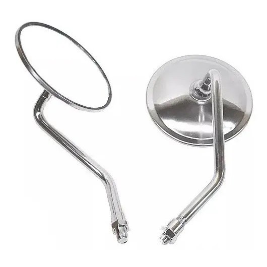 Espelho Retrovisor Intruder 125 / 250 Aço Lente Convexa PAR