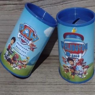 30 Cofrinhos Personalizados Da Patrulha Canina em Oferta na Shopee