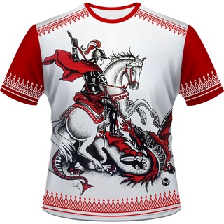 Camisa São Jorge Candomblé Umbanda Igreja Santo Espírita 583-1