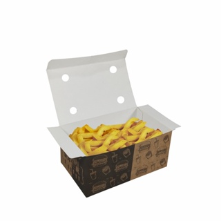 50 - Caixa Box Delivery Porção Batata frita Individual Al-g14 em Oferta na Shopee