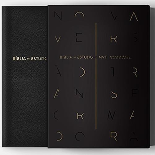 Bíblia De Estudo | NVT | Preta em Oferta na Shopee