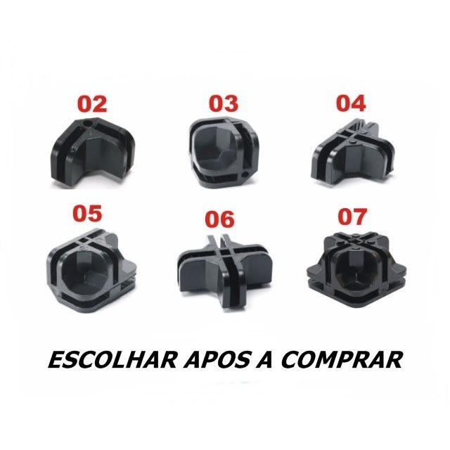 Conectivo Conector Para Balcão De Vidro E Aramado 30 Unidades