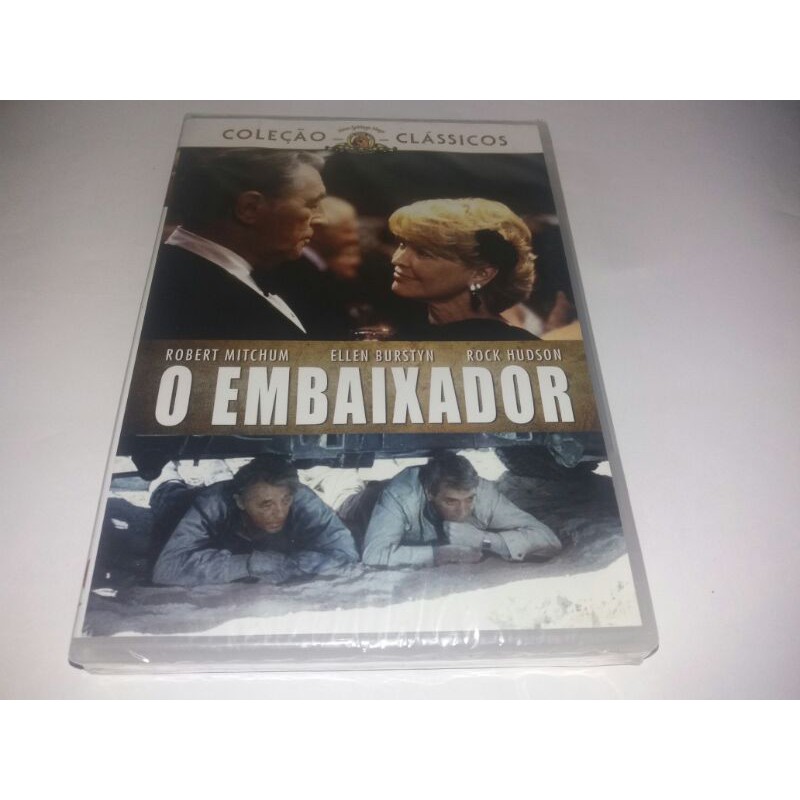 Dvd - O Embaixador - 1984 - Robert Mitchum - Rock Hudson - Dublado - Lacrado