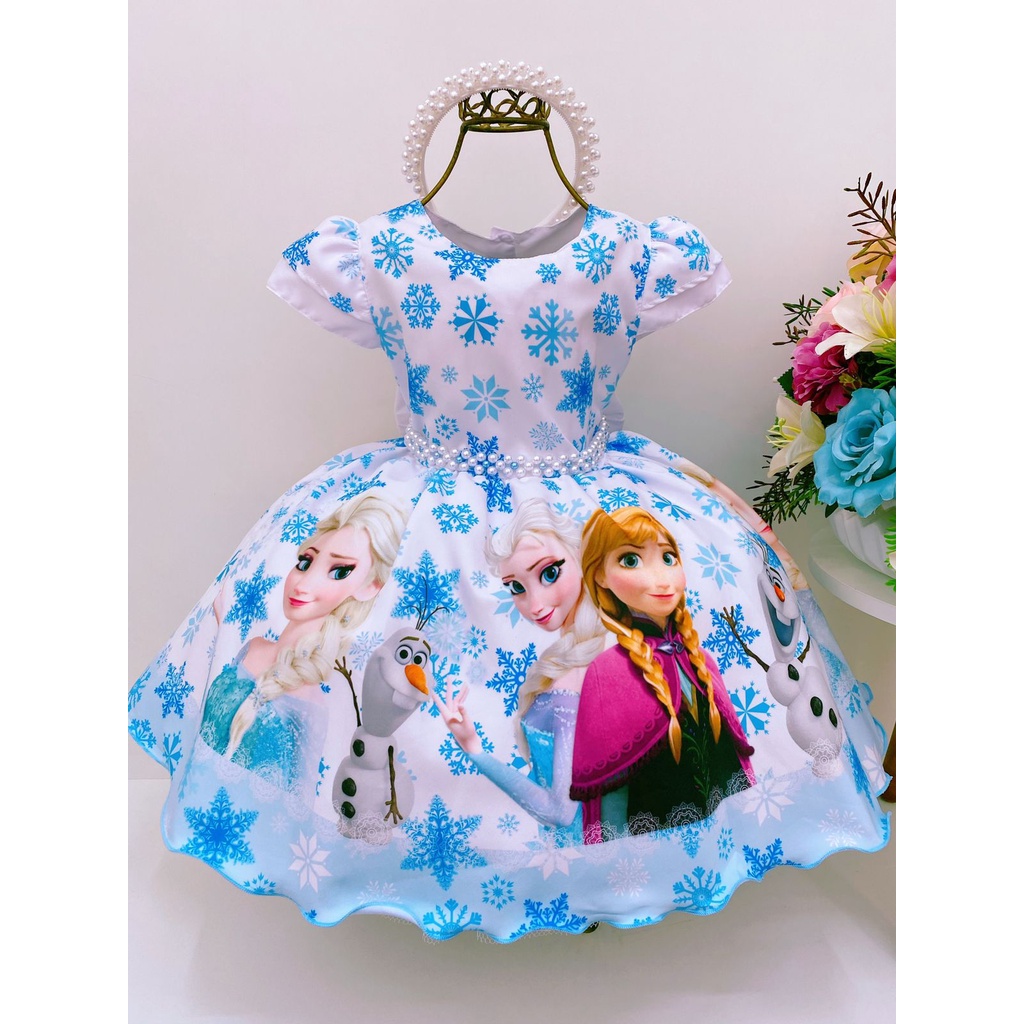 Vestido Infantil Temático Princesa
