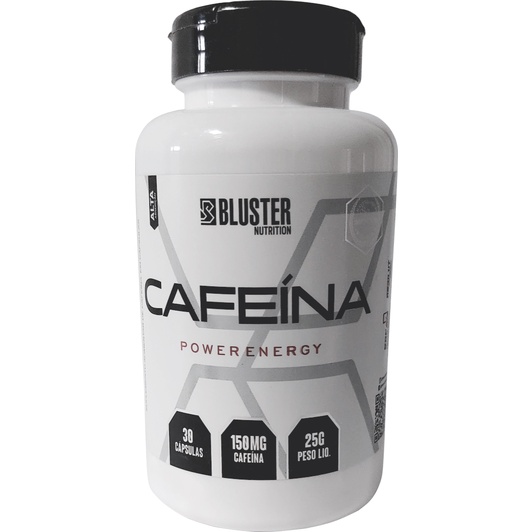 Cafeína power Energy - 150mg em cápsulas - Bluster Nutrition - Suplemento Alimentar