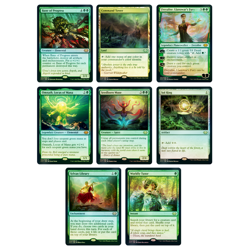 Commander Collection Green Premium MTG マジック：ザ・ギャザリング