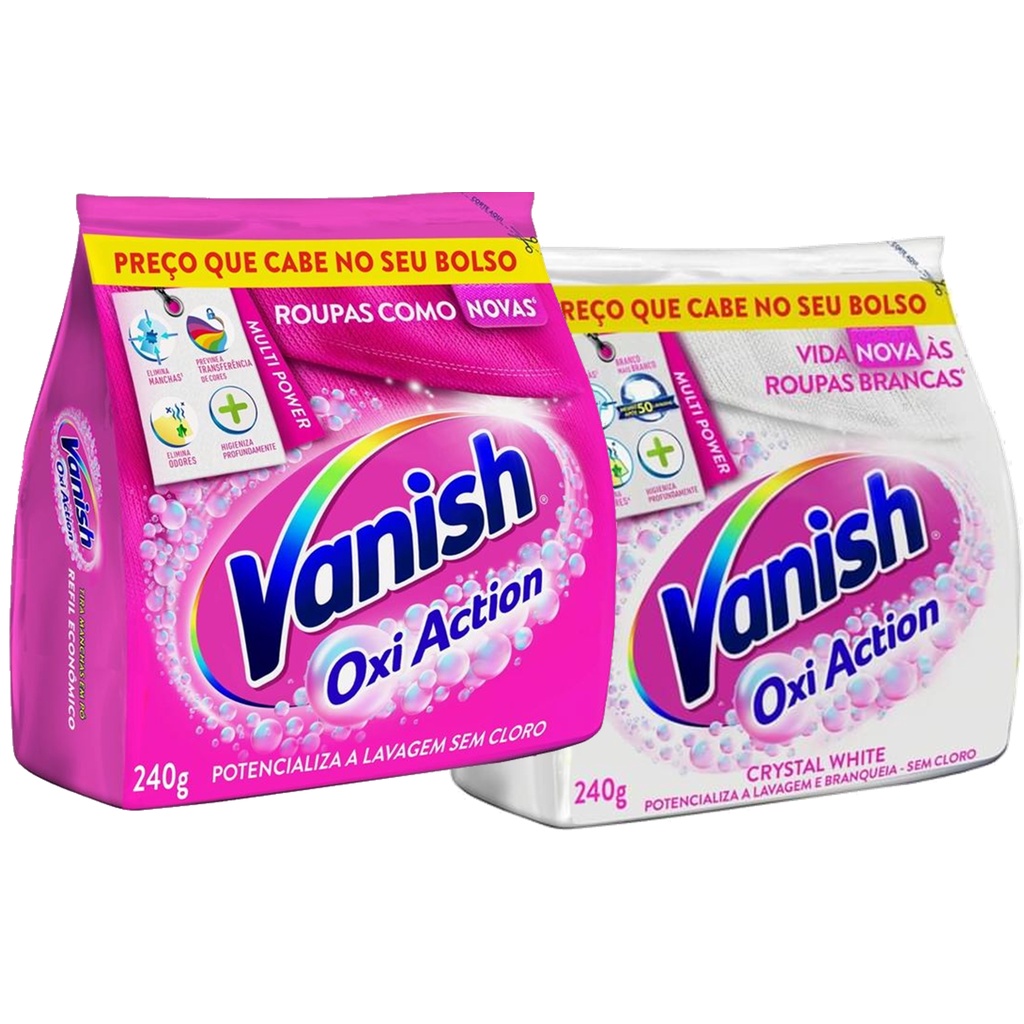 Vanish Tira Manchas Alvejante Seguro em Pó 240g