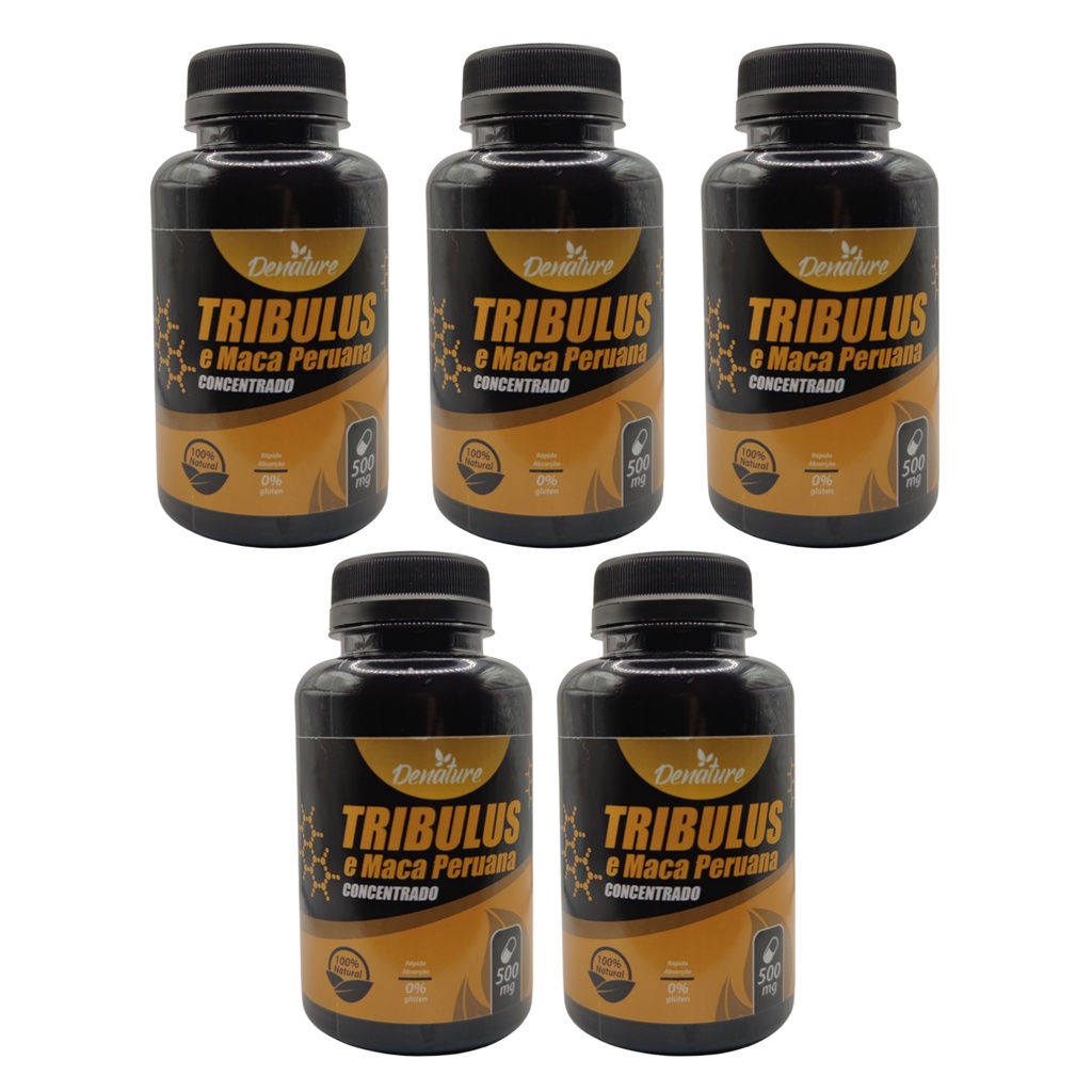 Maca Peruana Denature Com Tribulus 100 Caps Shopee Brasil