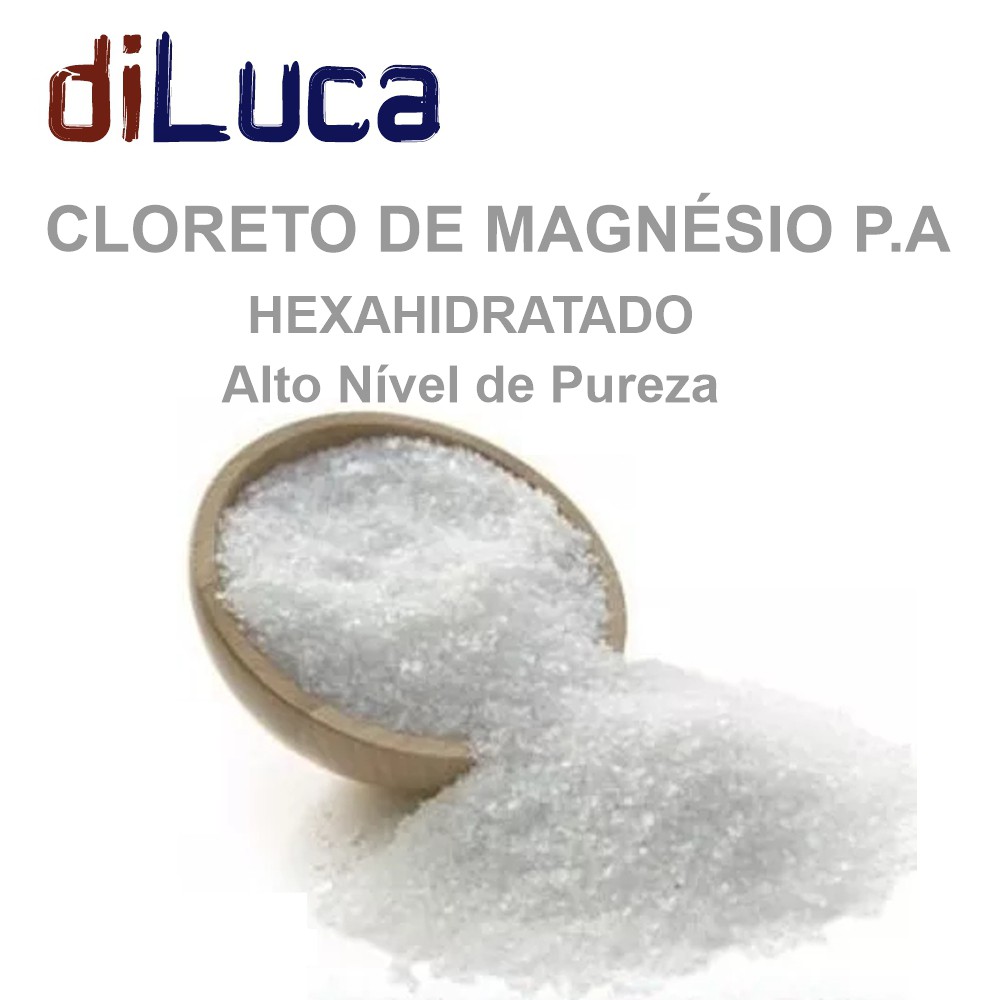 Cloreto de Magnésio P.A - Refil - Excelente Qualidade - 1kg