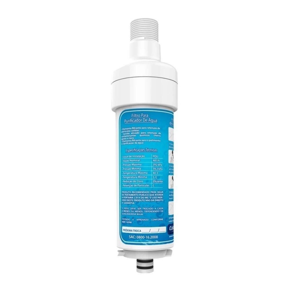 Filtro de Agua refil Purificador de agua colormaq original premium