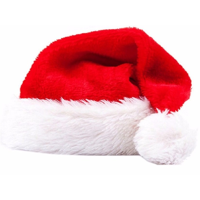 Gorro Touca De Papai Mamãe Noel Veludo Conforme Foto