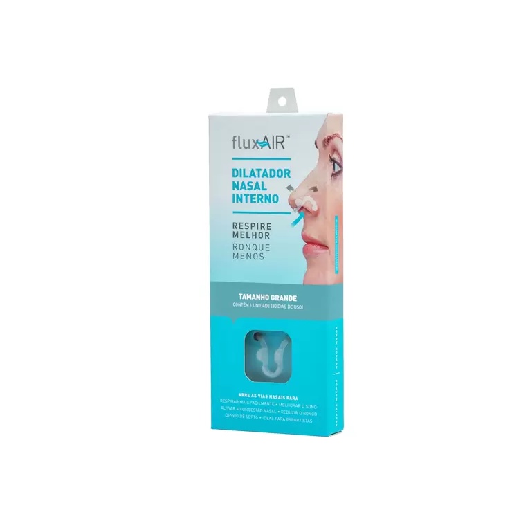 Flux Air Clip Dilatador Nasal Respire Melhor 1 Unidade Tamanho Grande