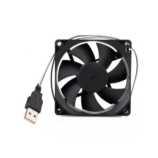 Microventilador Fan Cooler 90mm USB 5V 90mm X 90mm X 25mm 2800 RPM Plug USB A Macho