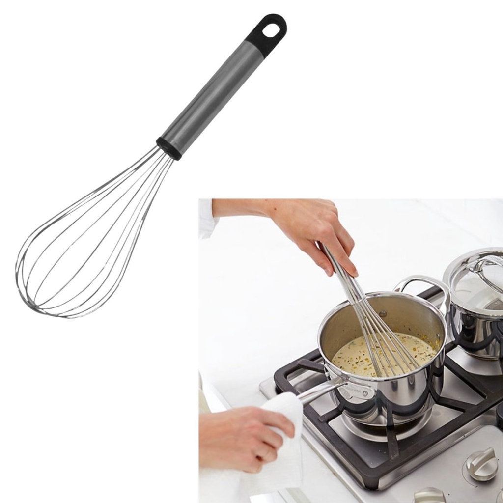 Fue Batedor De Ovos Clara E Massa Manual Inox 28 Cm Fuet