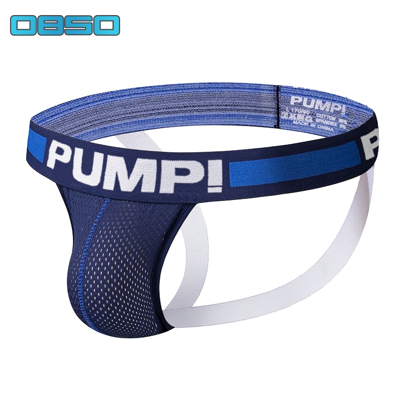 PUMP 1 Pcs Hip Levantadas Gay Sexy Homens Cueca Jockstrap Calcinha Novo Homem Cuecas Tanga De Algodão E Corda G Dos De Alta Qualidade