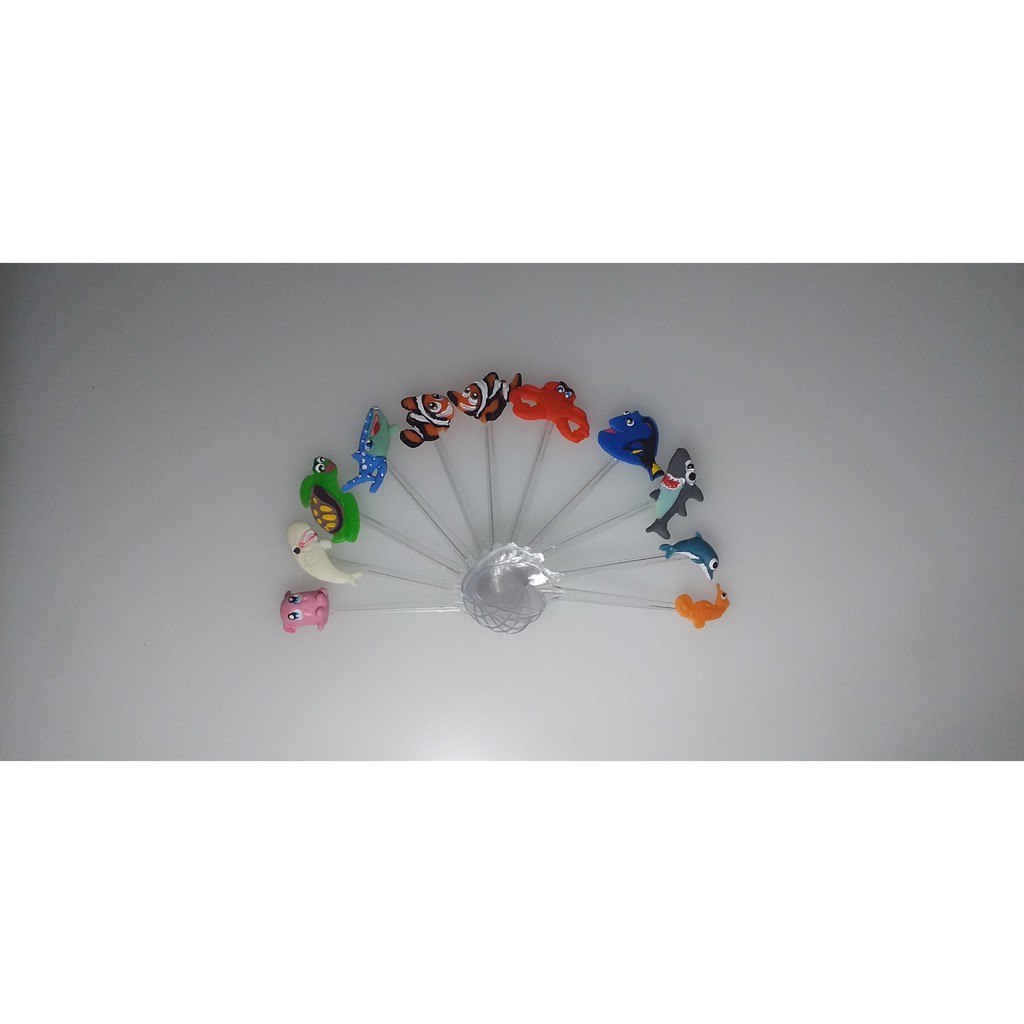 Mini colher Procurando Nemo Dory / Colherzinha para docinhos moles Procurando Nemo Dory com 30 unidades
