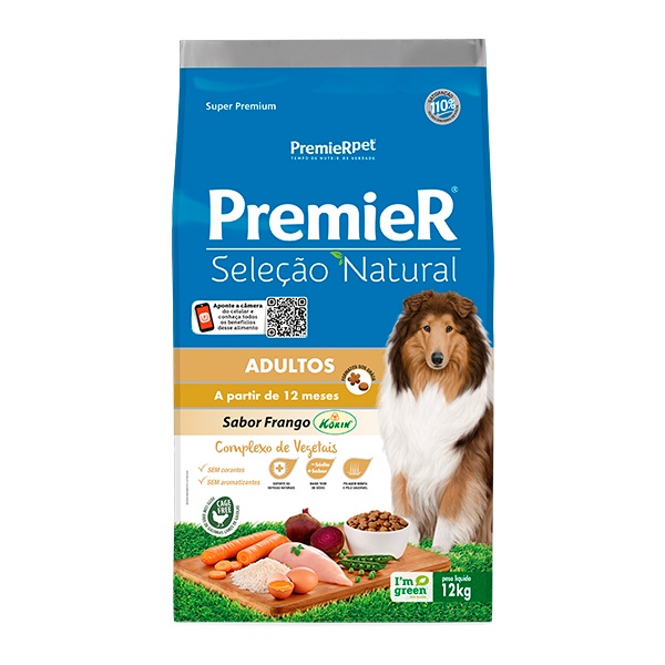 Ração Premier Seleção Natural para Cães Adultos - 12Kg em Oferta na Shopee