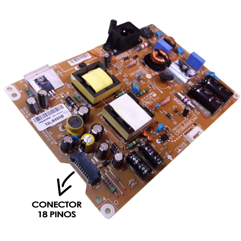 PLACA DE FONTE TV 32LB550B 32LB560B 32LB570B 32LB580B 32LB620B 32LB5600 MODELO EAX65693102 (1.0)