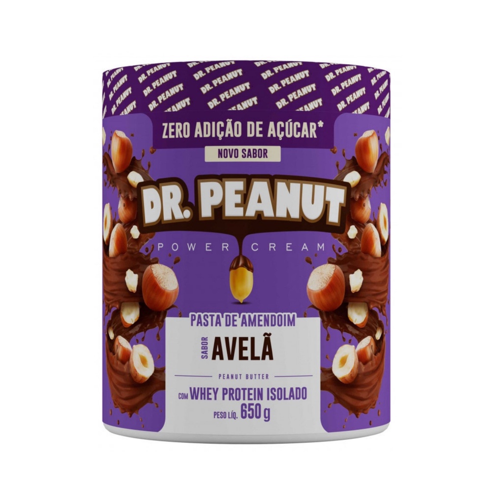 Pasta de Amendoim com Whey Protein Isolado - Dr Peanut - Escorrega o Preço